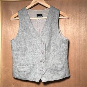 Adorable gray casual or Professional vest